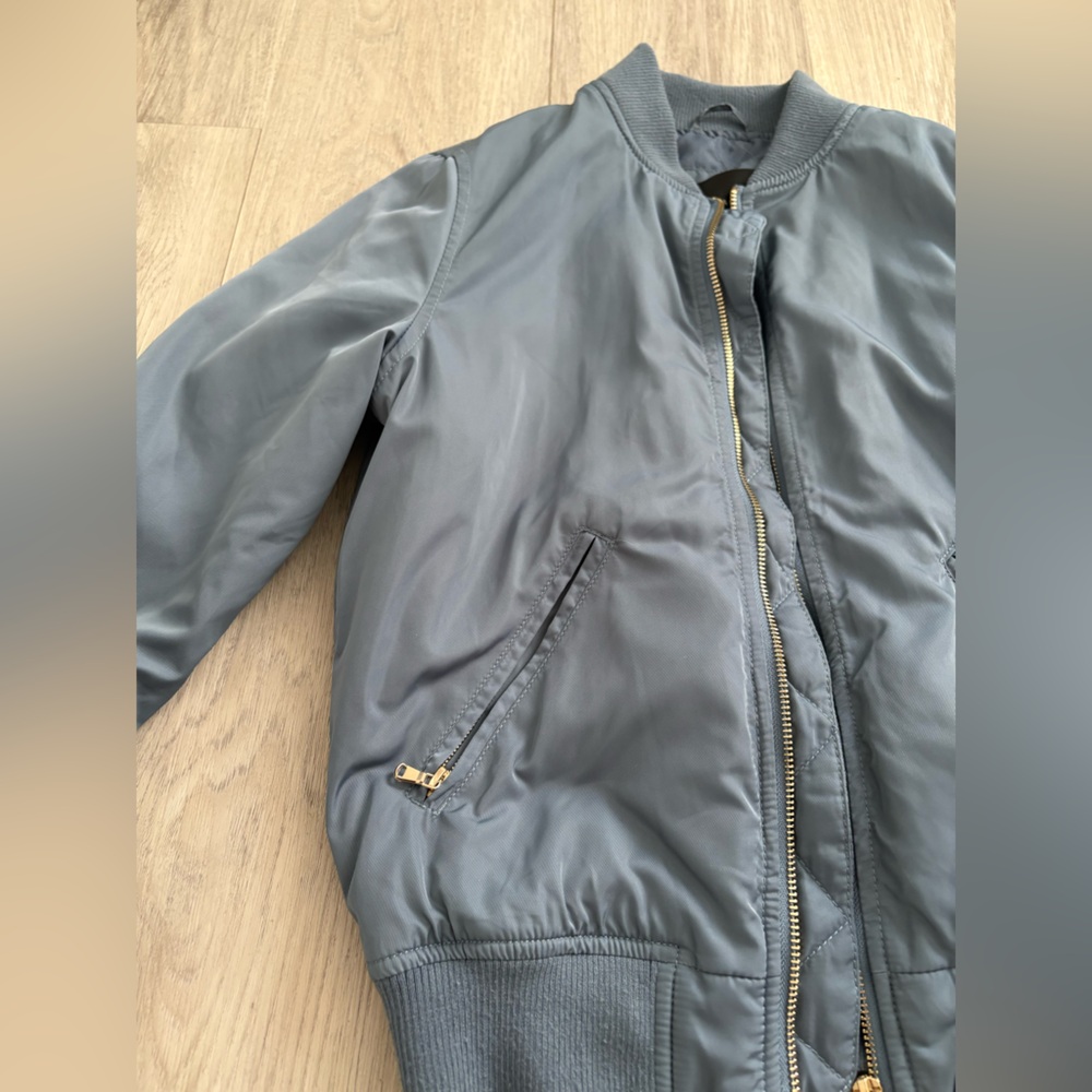 Dynamite Blue Bomber Jacket - Picture 2 of 4